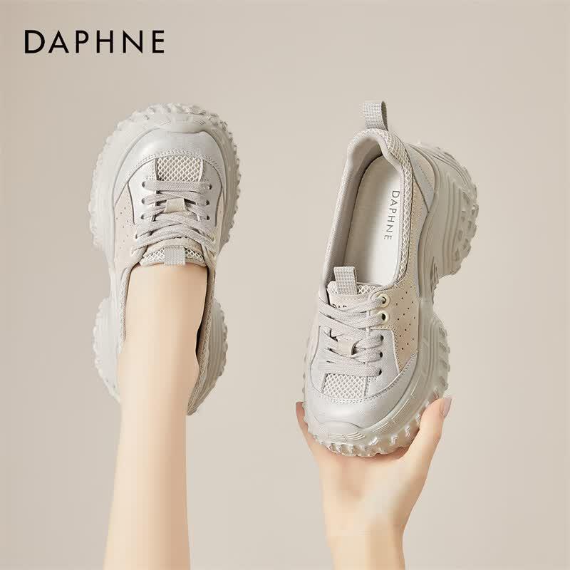 DAPHNE Women s Platform Breathable Dad Sneakers 230