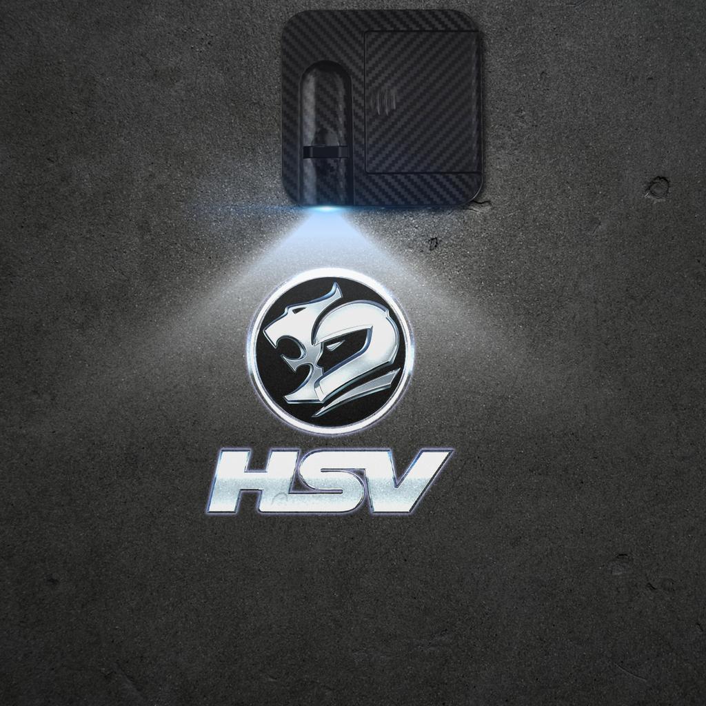 1/2 Stück Für Holden HSV Abzeichen Commodore Cruze Captiva Colorado Autotür Willkommensleuchten Laser Projektor Logo Drahtlose Erkennung