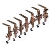 7Pcs/Set Christmas Stocking Hooks Mantel Xmas Stocking Holder Festive Stocking