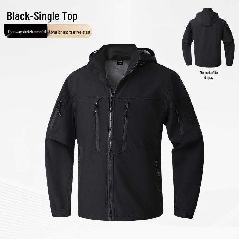 Spring & Autumn Tactical Military Fan Outdoor Multi-pocket Elastic Workwear Suit