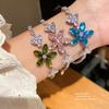 Zircon Flower Pendant Bracelet For Women With Elegant Design For Summer