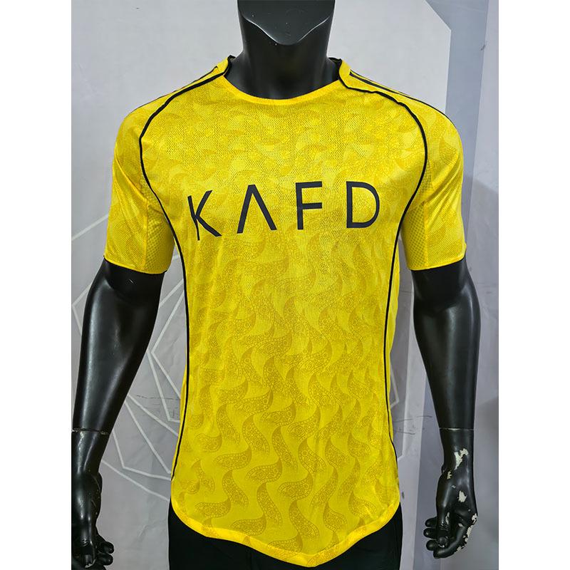 2025-2026 Al Nassr Home Player Football Kit S жёлтый