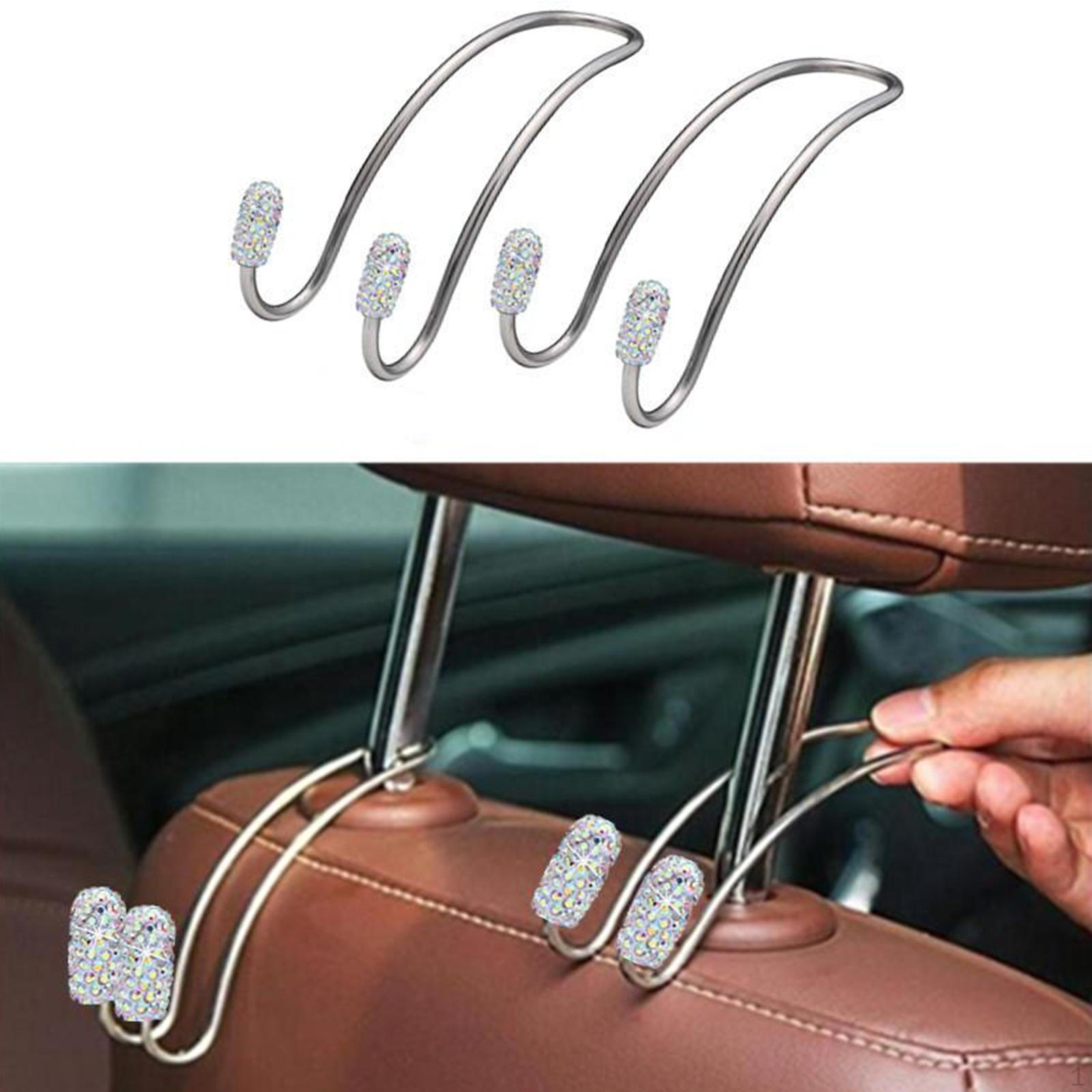 

Крючок-держатель для подголовника, крючок из нержавеющей стали, 2 шт., вешалка для сиденья AB