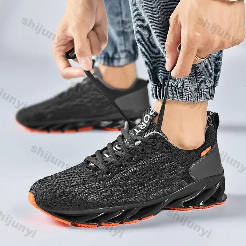 Men's Thick Soled Breathable Running Shoes 2025 New Comfortable Sneakers Casual Outdoor Platform Luxury Tennis Trainers