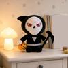 Plush Soft Stuffed Doll Witch Character with Hat and Bow Tie Halloween Plush Toy Gift for Kids and Collectors