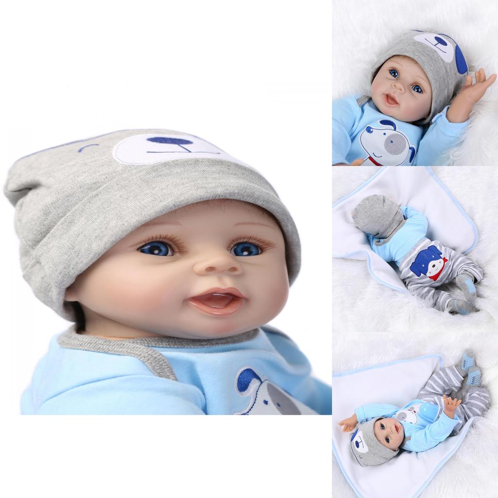 Silicone Reborn Dolls Baby Girl Exquisite Lifelike Newborn Gift For Kids**