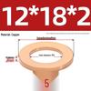 National Standard Red Copper Gasket Seal Ring and Flat Washer M3-M60mm for Marine Instruments