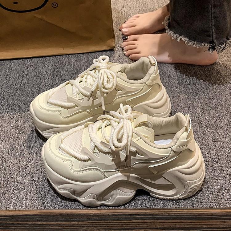 Spring and summer popular dad shoes women's 2025 new shoes women's shoes ins trendy versatile thick-soled heightening women's sports shoes