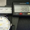 HAND-WINDING VINTAGE MONTINE SWISS MENS REFURBISHED WHITE DIAL WATCH a441552-5