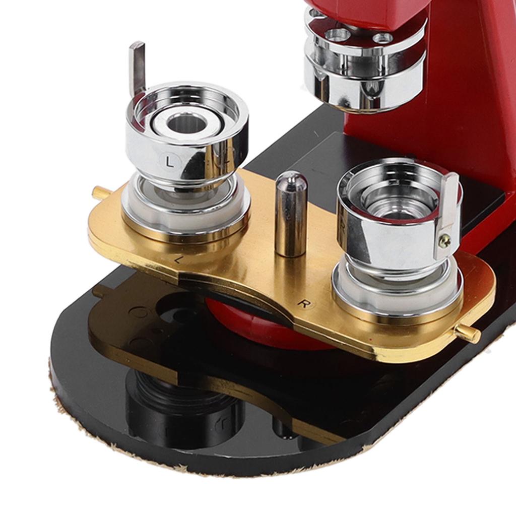 Button Maker Badge Making Press Pressing Machine 25mm with 1000 Buttons for Household Button Making Press Machine