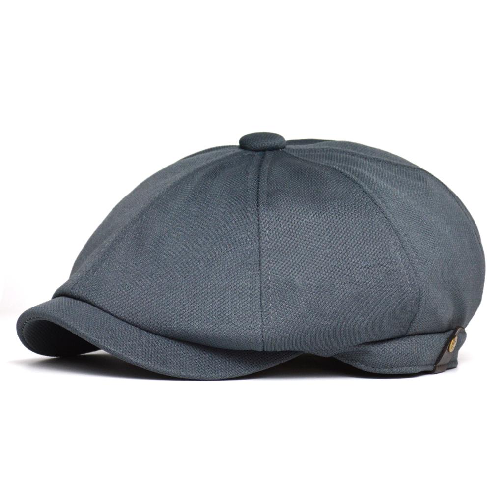 Spring Summer Casual Newsboy Caps Breathable Outdoor Retro Beret Hats Octagonal Hat Fashion Solid Flat Caps