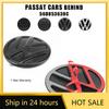 For VW VOLKSWAGEN New 1Pcs 561.583.690 Volkswagen 150mm 100mm Car Logo Front Bonnet Hood Rear Tail Trunk Emblem For VW Passat 20