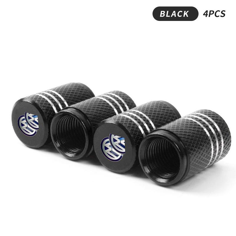 

Car Valve Core Cap Tires Gas Nozzle Cover Motorcycle Accessories For Volkswagen VW Rline R Polo Golf MK8 Passat Magotan Tiguan