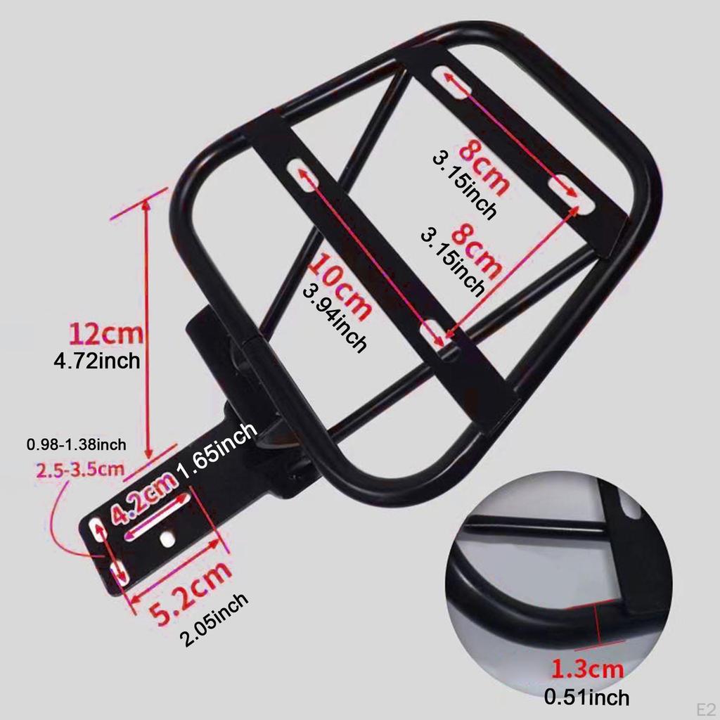 Motorradkoffer Erhöhungsbügel Hinterer Gepäckträger, Ersatz Eisen Stützregal Schienenständer