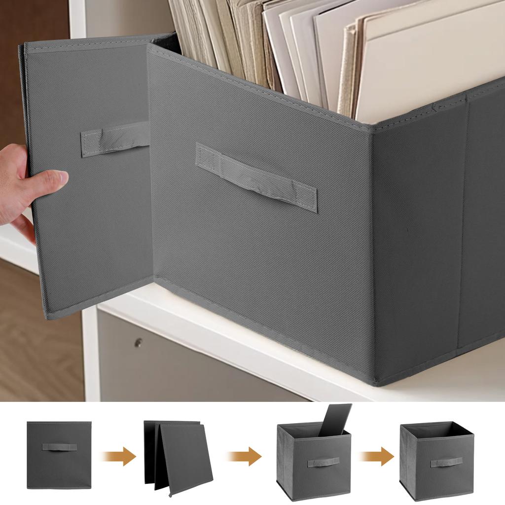 Faltbare Stoffaufbewahrungswürfel Schublade Für Schrank Und Spielzeugaufbewahrung Haushaltswaren Kleidung Unterwäsche Aufbewahrungsbox
