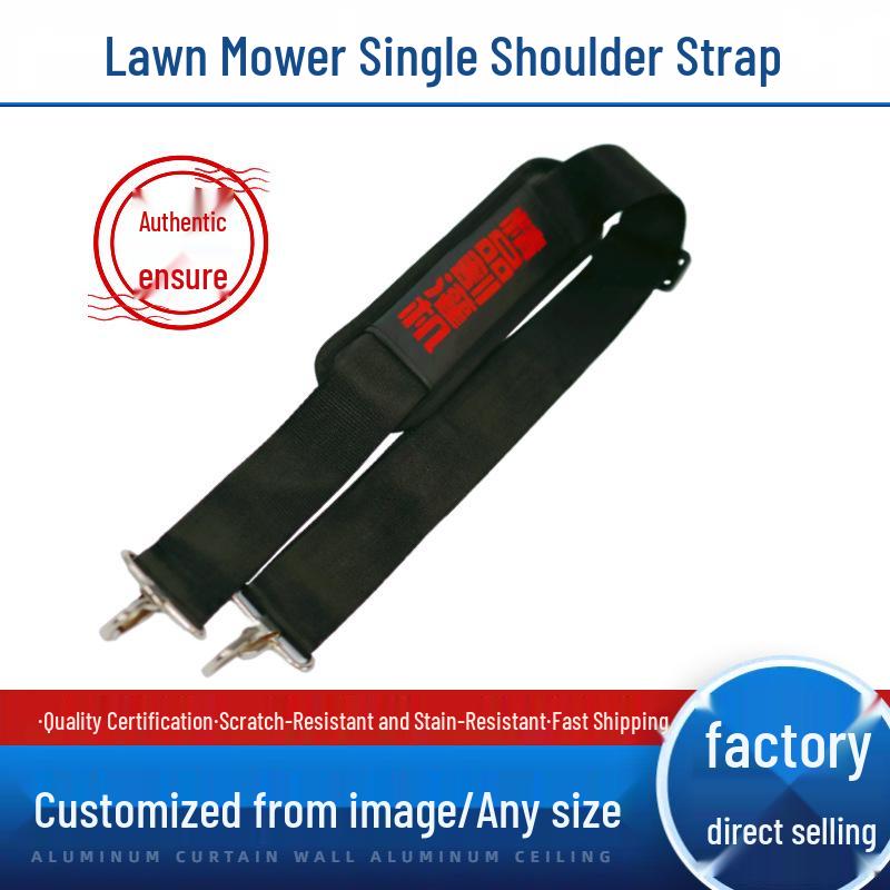 Cross-Border Single Shoulder Thickened Brush Cutter Harness, Side-Mounted Lawn Mower Accessory, Customizable