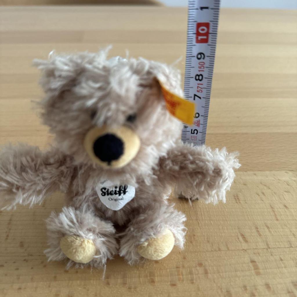 [USED] German Steiff Teddy Bear Keychain Plush Toy