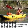 Kayak Paddle Holder – 6X Quick Fixing Stable Patch & Marine Fixed Buckle For Raft, Boat, Kayaking, Canoe – PVC Stainless Steel, Adjustable