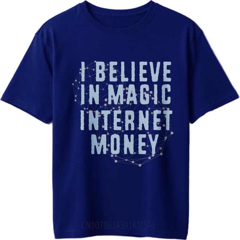 

Graphic Summer Man tshirt I Believe In Magic Internet Money Short Sleeve Comfortable ONeck Tshirt Everyday Tee Premium Gift as the picture629 темно-синього кольору