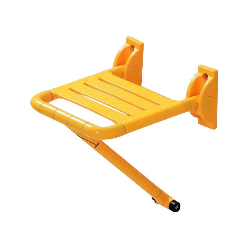 Accessible Flip-Up Folding Bath Stool - Anti-Slip Shower Chair for Disabled and Elderly