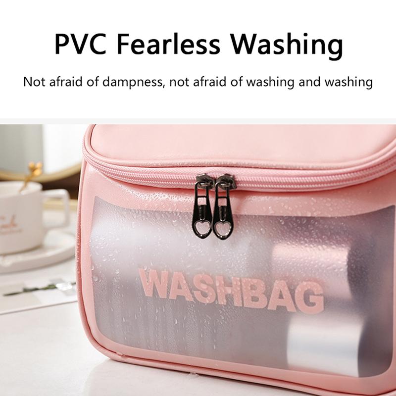 23x13x15cm Multifunctional Cosmetic Bag For Women Wash Bag Home Travel Storage Bag Case