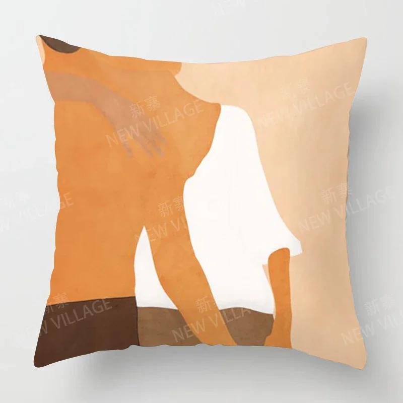 Nordic Fall Home Decor Autumn Decoration Throw Pillow Cover Sofa Cushion Cover  Modern Living Room