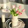 Premium Artificial Flowers Real Touch Tulips Bouquet Fake Flowers For Home Room Bedroom DIY Decor Party Wedding Decoration