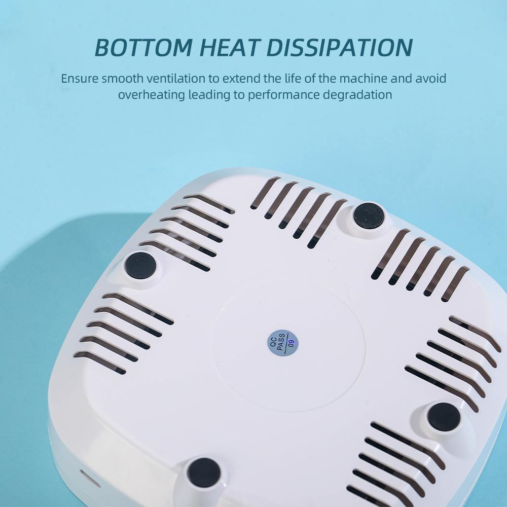 Mini Nail Dust Collector Nail Powder Vacumm Cleaner with 10pcs Filter Cotton Manicure Tools For Collecting Nail glue Removal Pow