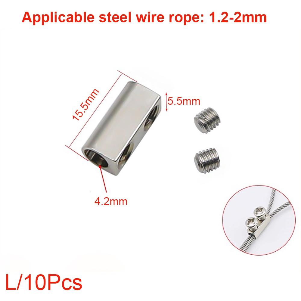 Copper Steel Wire Rope Clip Metal Hanging Clip New Stainless Steel Cable Clamp