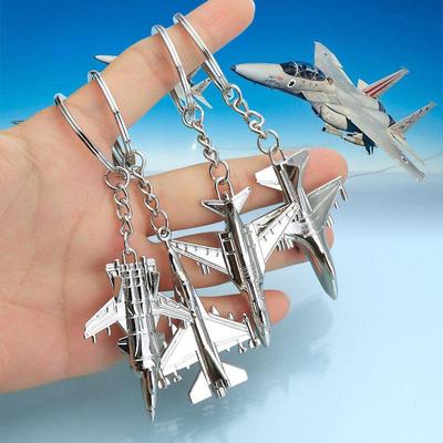 Portachiavi Modello di Aviazione J-20: Ciondolo Aereo 3D Regalo Souvenir