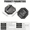 Aluminum Alloy Motorcycle Bike Kickstand Extender Foot Side Stand Extension Foot Pad Support Plate Motorbike Accessories