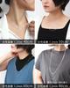 [Shinjuku Gin no Kura] Sterling Silver 925 Venetian Chain, Approx. 1.2mm Wide, 50cm Long, Necklace, Women's & Men's, Delicate, Thin, Simple