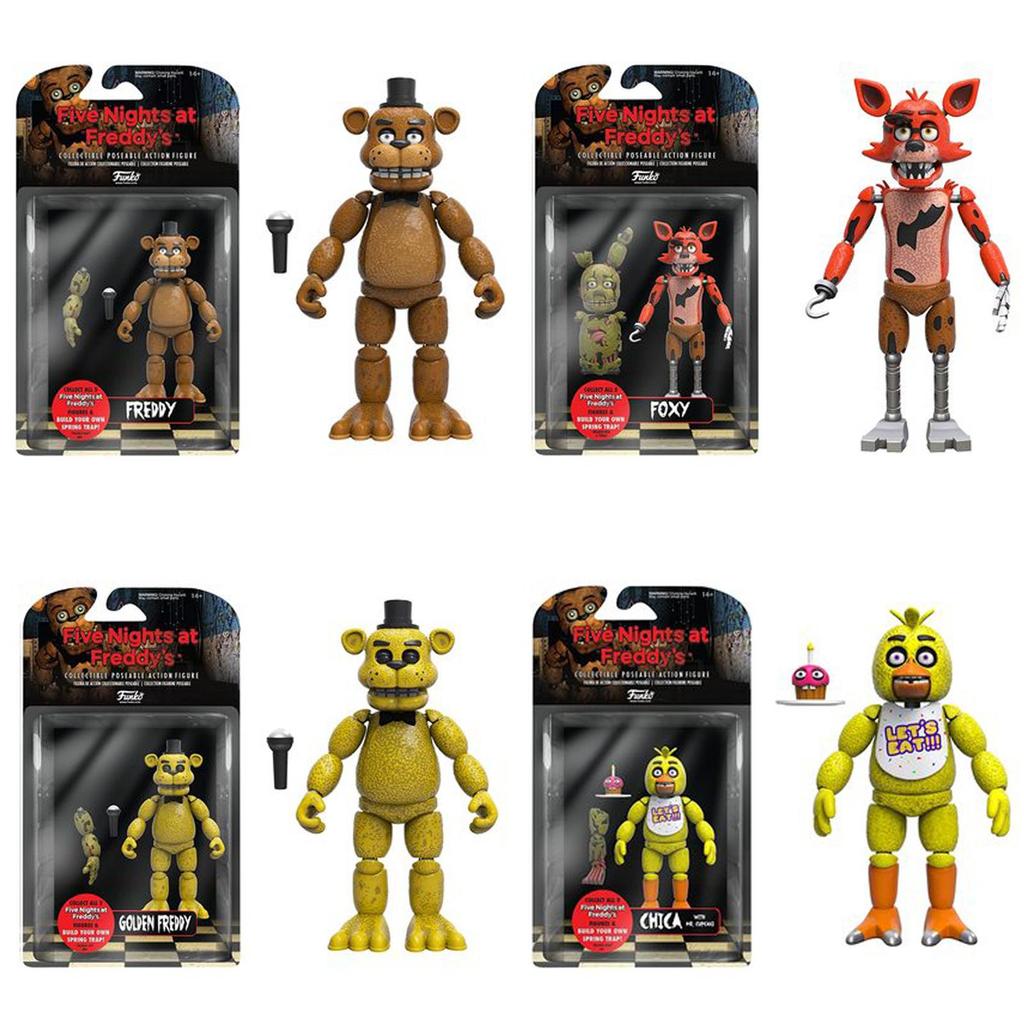 Fnaf Five Nights At Freddy's Action Figure Articolata Golden Freddy Per Bambini