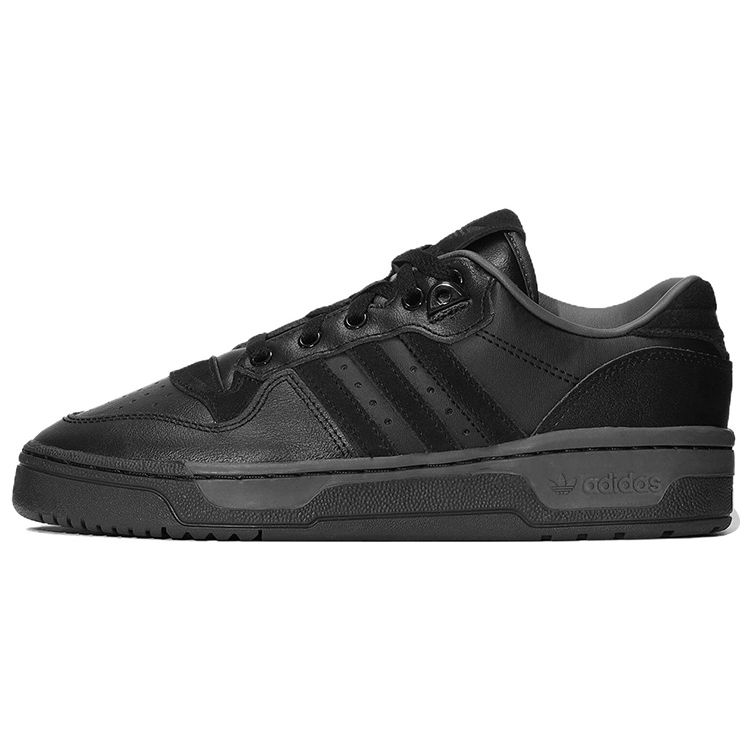 Adidas Originals Rivalry Low Suede Low-Top Sneakers Unisex Sneakers Black HQ4457 38