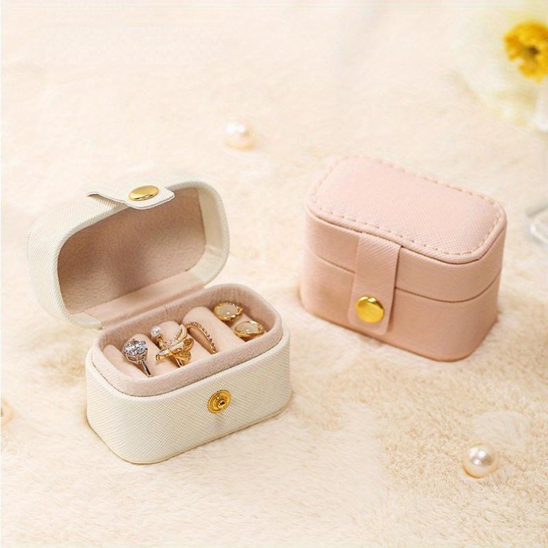 Jewelry Box with Large Capacity High-end and Exquisite Earrings Necklace Handicraft Storage Box