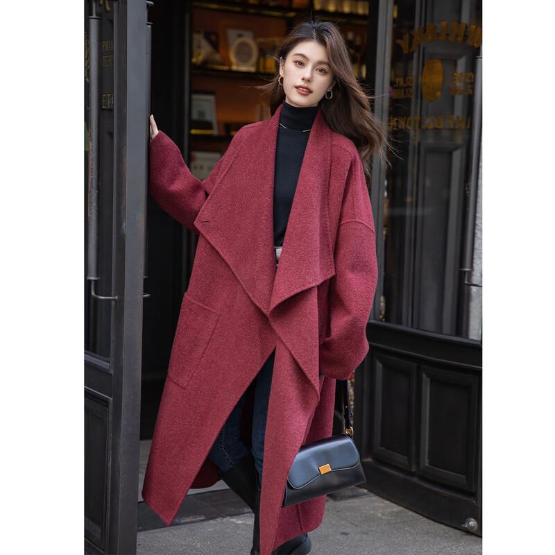 

Mokana Women s Elegant Long Coat MKNJD2796 One Size