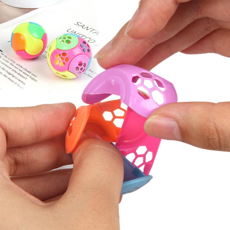 Kreativ 10 Stück Lustige Montage Kleine Spielzeuge Puzzle Gitterball Kinderspielzeug zum Anfassen Nostalgisch Klassischer Puzzleball Geburtstagsgeschenk