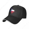 Texas State Flag MapCap Baseball Cap Uv Protection Solar Hats Hard Hat Christmas Hat For Unisex Womens