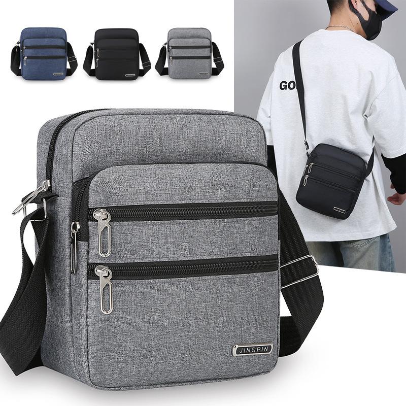 Men'S Small Bag Shoulder Bag Trendy Diagonal Backpack Chest Bag Lightweight Boy Mini Casual Bag Mobile Phone Waist Pack
