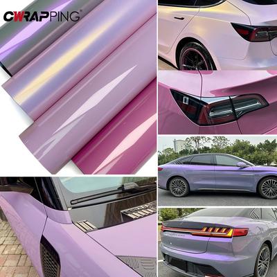Car Gloss Vinyl Stickers Waterproof Creative Decoration Self-adhesive Film Personalized Women's Styling Protective Accessories