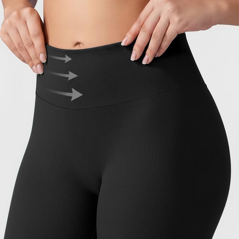 Pantaloni da Yoga Senza Cuciture a Vita Alta da Donna - Leggings Fitness con Controllo Pancia e Sollevamento Glutei