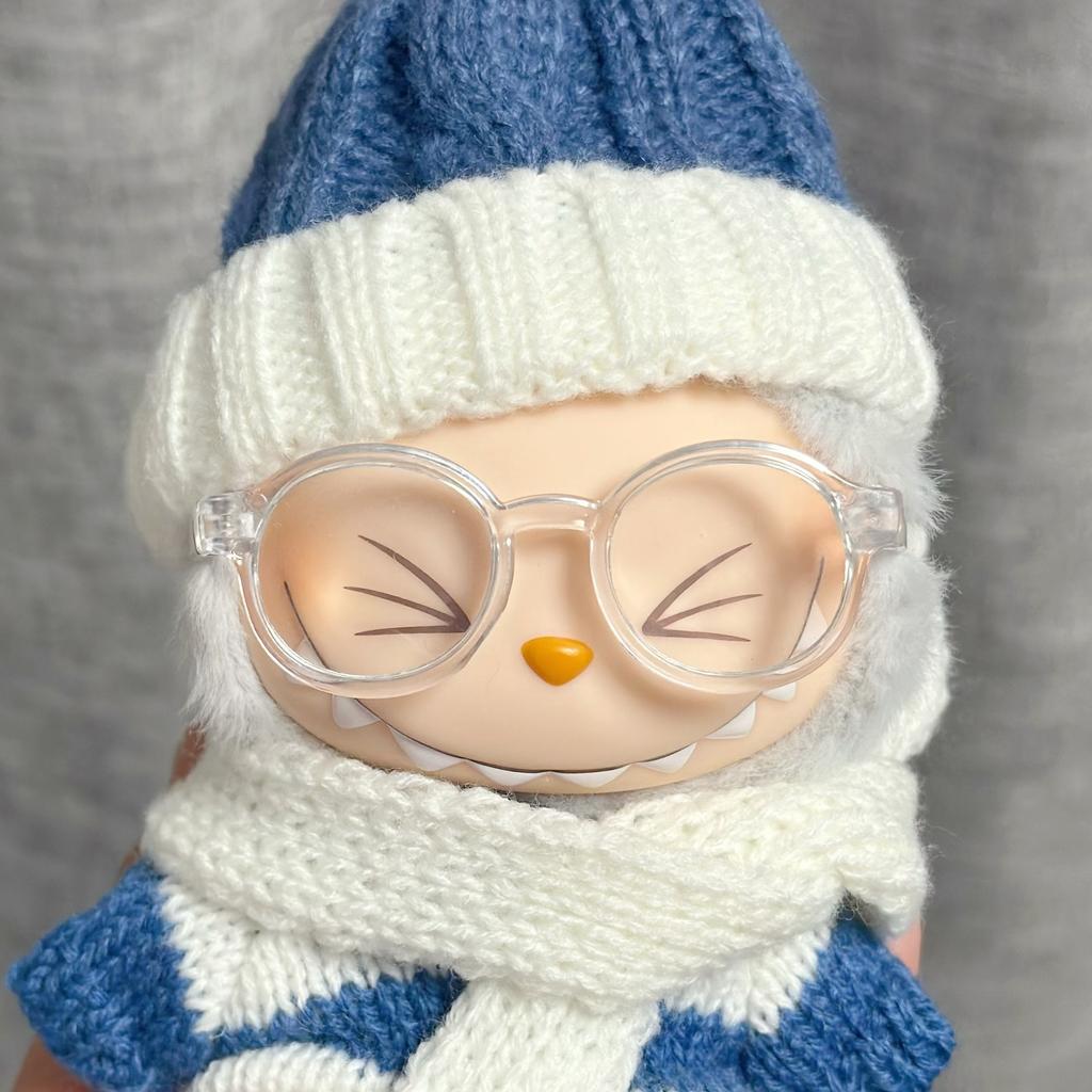 Labubu Fashion Glasses Cute Plastic Toy Accessories for BJD Dolls Perfect Gift Idea