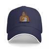 Sasquatch Knitting Cap Black Baseball Hat with Funny Bigfoot Design for Outdoor Adventures and Casual Wear
