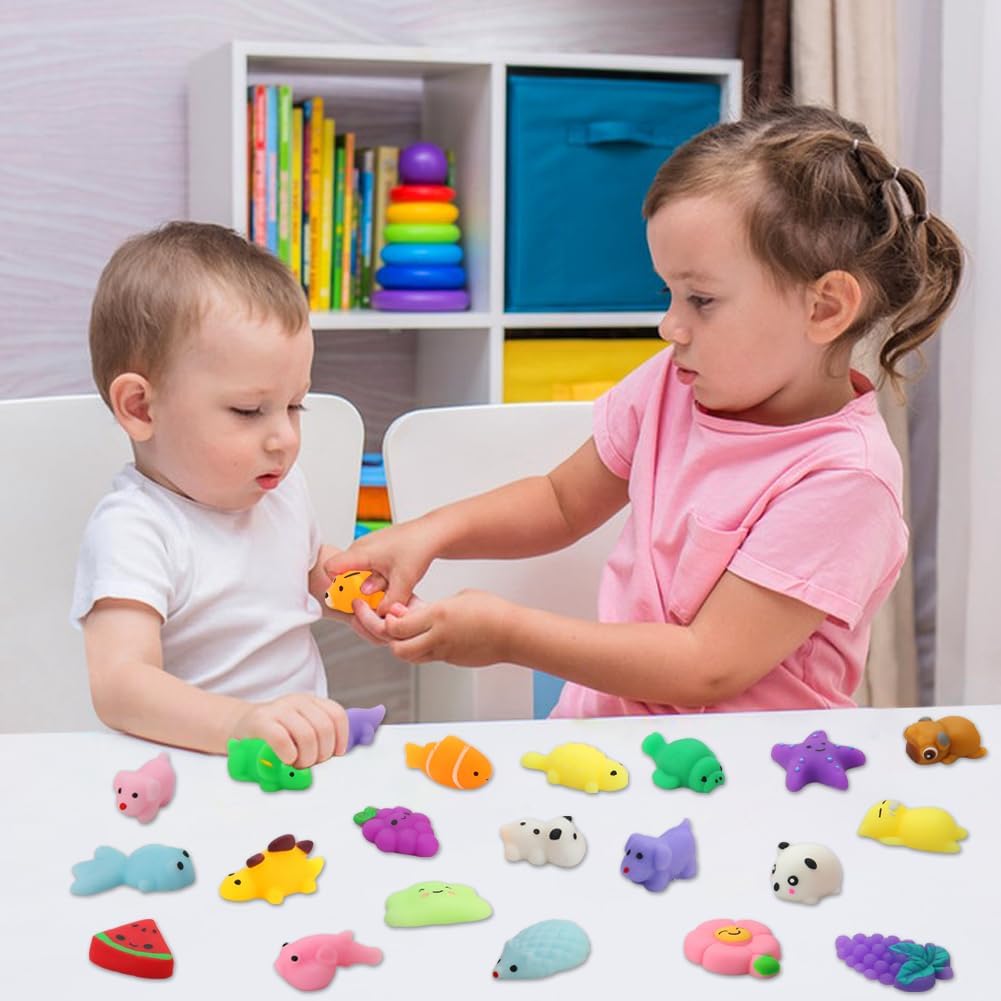 Confezione da 10 Squishy Gadget per Feste per Bambini Giocattoli per Scatola del Tesoro per Sacchetti Regalo Animaletti Mini Squishy Sollievo dallo Stress Giocattoli Sensoriali Casuali