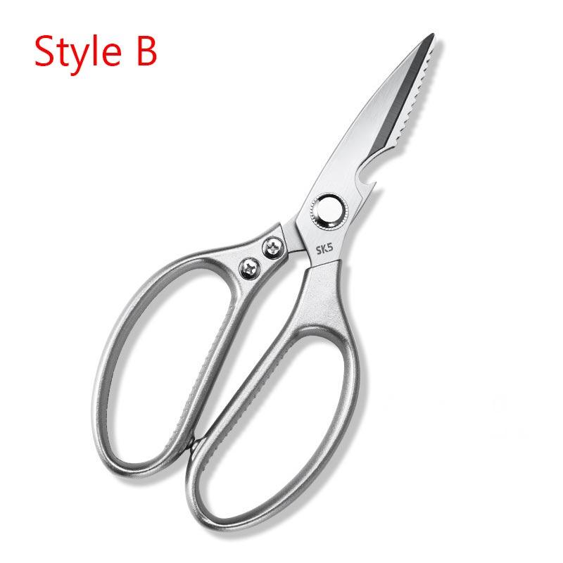 Stainless Steel Kitchen Scissors Chicken Bone Shear Sharp Kitchen Poultry Shears Butcher Meat Cleaver Vegetable Fish Duck Cutter
