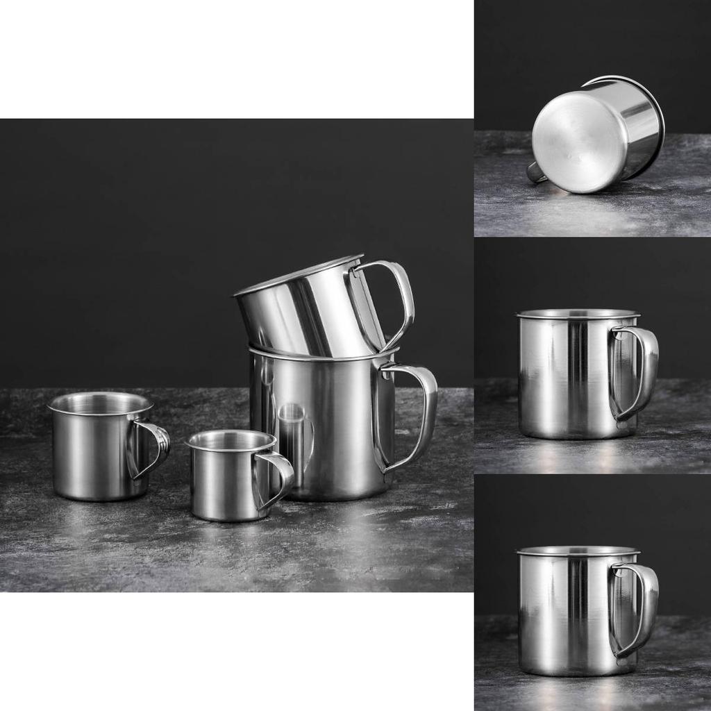 Kids Mini Stainless Steel Cup Durable Onepiece Construction For Daily Use At Home