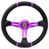 ALTEED Sports Steering Deep Cone Model Purple Spoke X Carbon Design External Car Steering Wheel 350