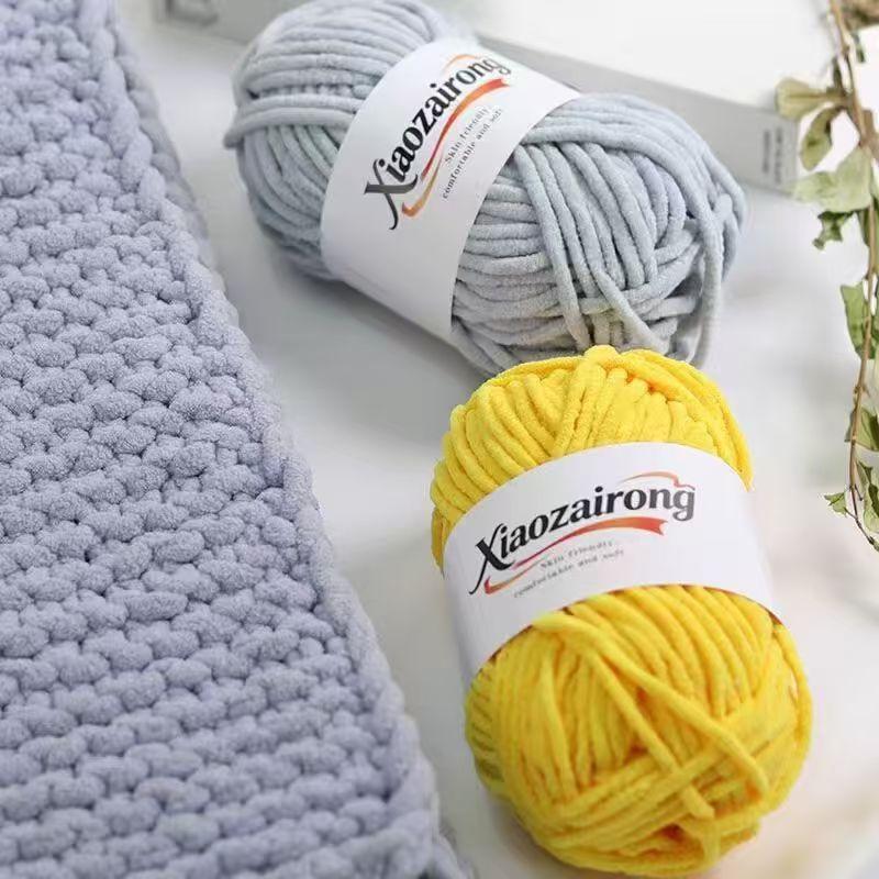 50gX5pcs=250g Soft Baby Velvet Yarn Fluffy Plush Crochet Knitting Yarn DIY Scarves Hats Sweaters Toys Crafts Knitting&Crocheting