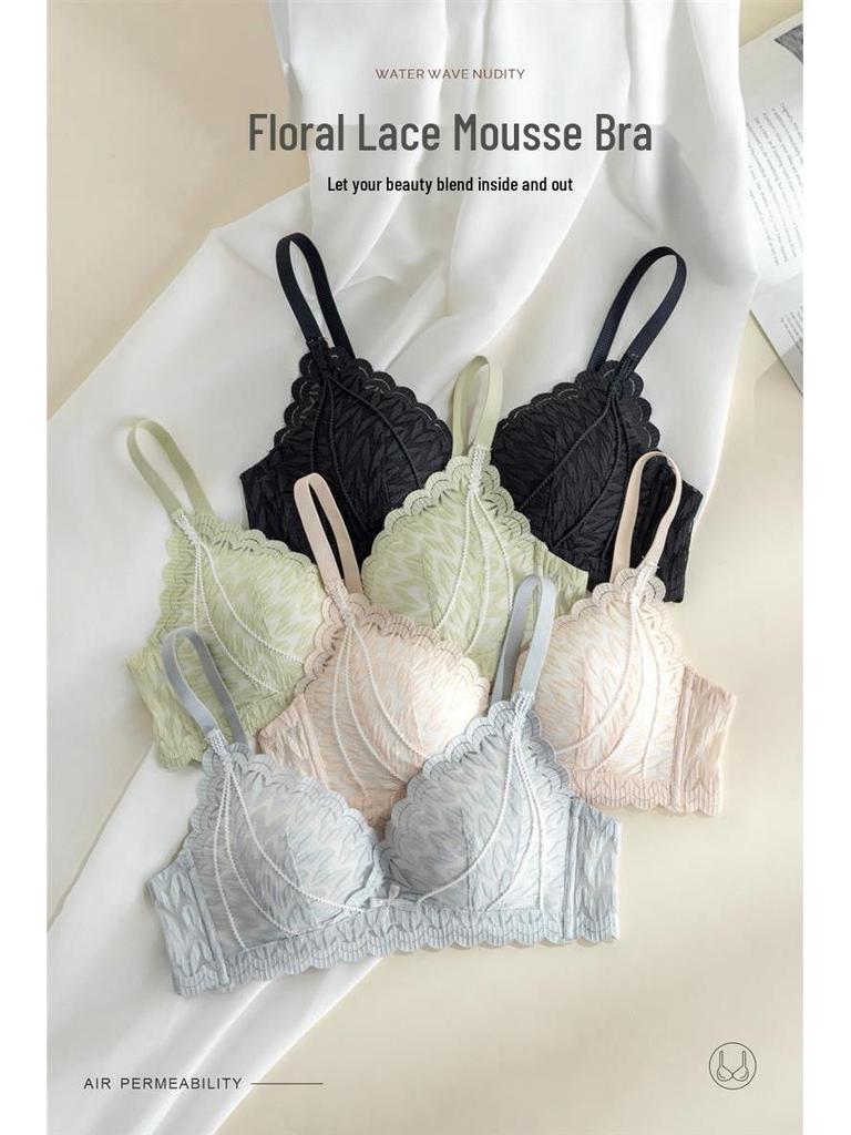 Krajková tenká spodní prádlo Pure Desire - Podprsenka s křížovým košíčkem pro zvětšení malých prsou