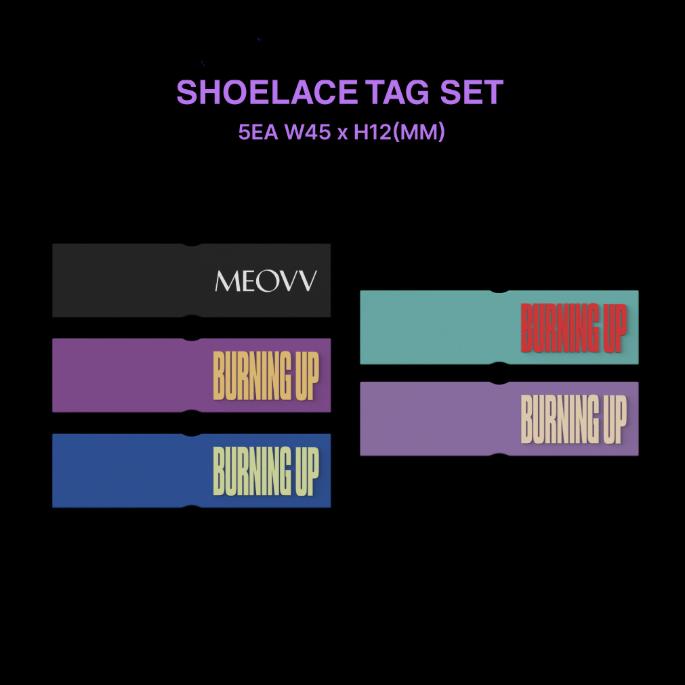 Pre-order MEOVV BURNING UP Shoelace Tag Set